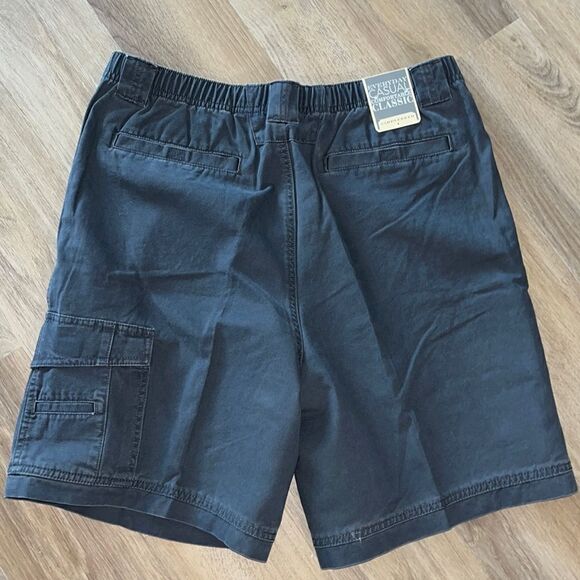 NWT New men’s ❤Saddlebred Grey Cargo Comfortable classic walking trail shorts 36 - Picture 1 of 3